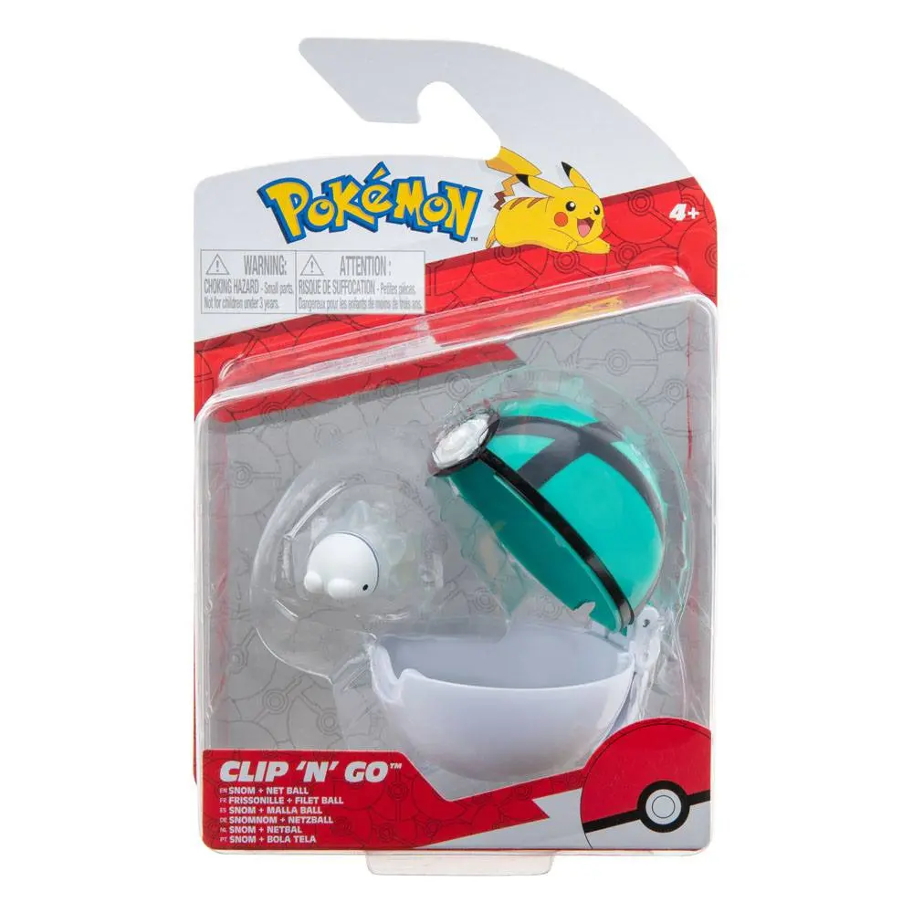 Pokémon Clip'n'Go Poké Balls Wave 11 Snom &amp; Net Ball product photo