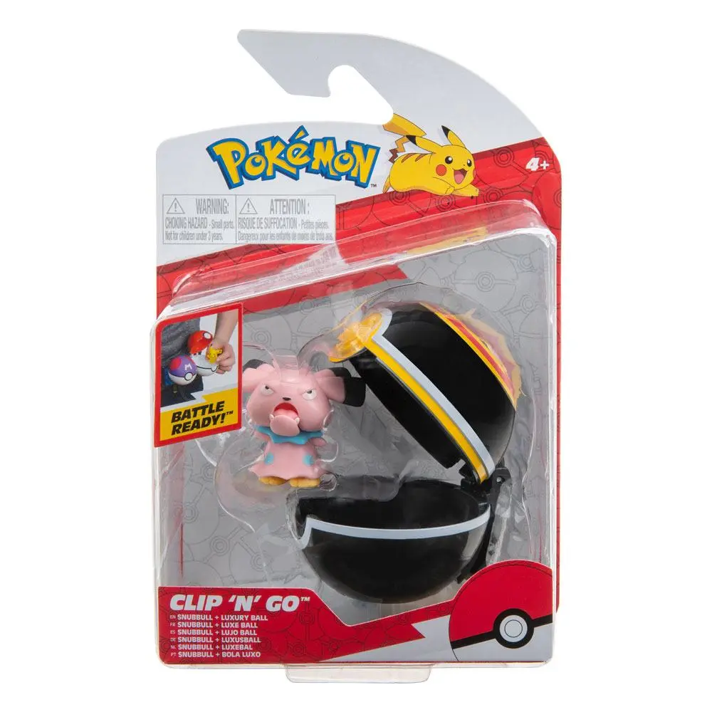 Pokémon Clip'n'Go Poké Balls Wave 11 Snubbull &amp; Luxury Ball product photo