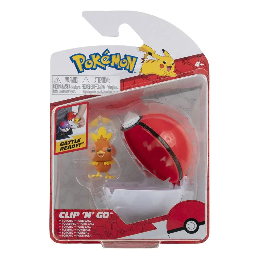 Pokémon Clip'n'Go Poké Balls Wave 11 Torchic &amp; Poké Ball product photo