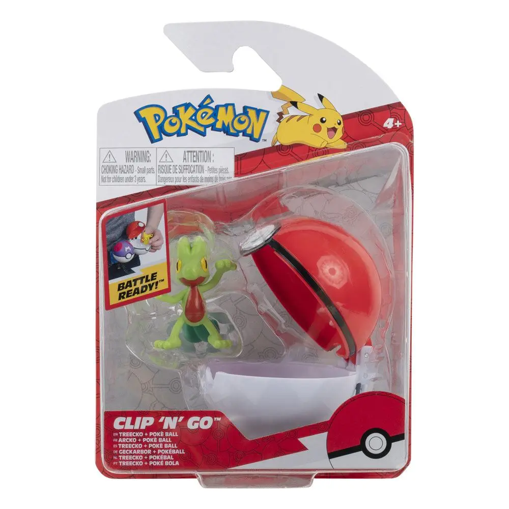 Pokémon Clip'n'Go Poké Balls Wave 11 Treecko &amp; Poké Ball product photo