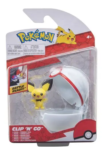 Pokémon Clip'n'Go Poké Balls Wave 12 Pichu &amp; Premier Ball product photo