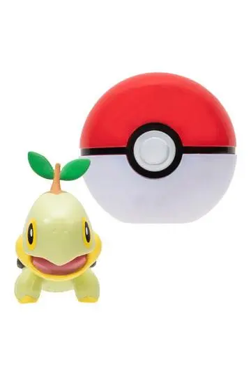 Pokémon Clip'n'Go Poké Balls Wave 12 Turtwig &amp; Poké Ball product photo