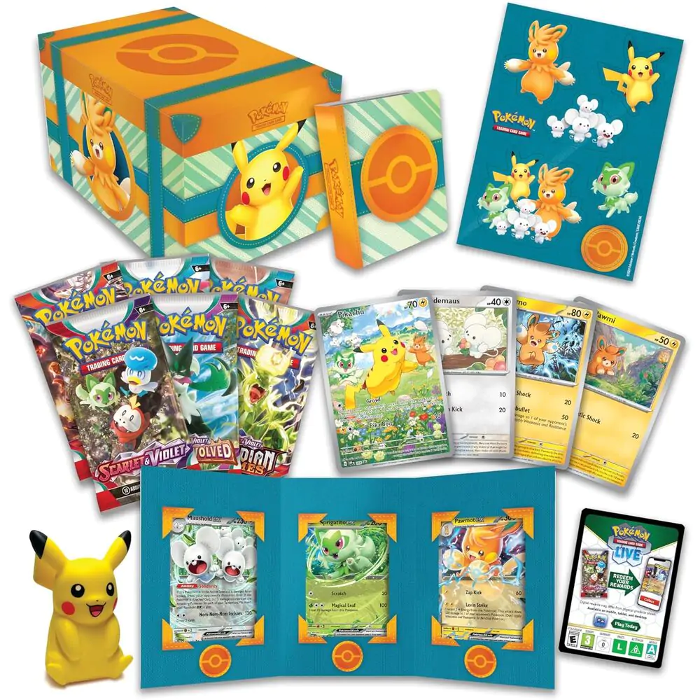 English Pokemon Collector Chest Padela Adventure card game briefcase product photo