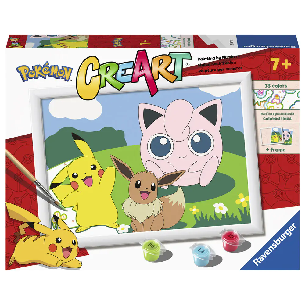 Pokemon CreArt painting kit product photo