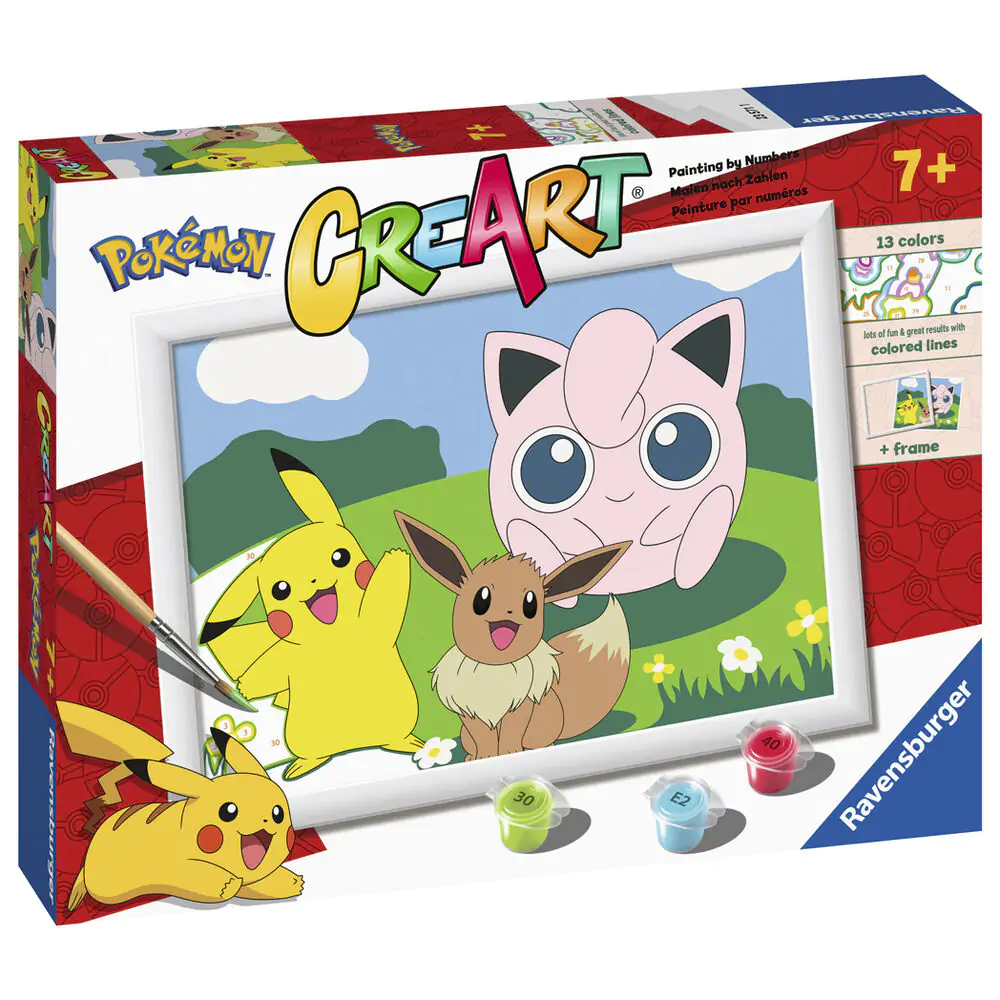 Pokemon CreArt painting kit product photo