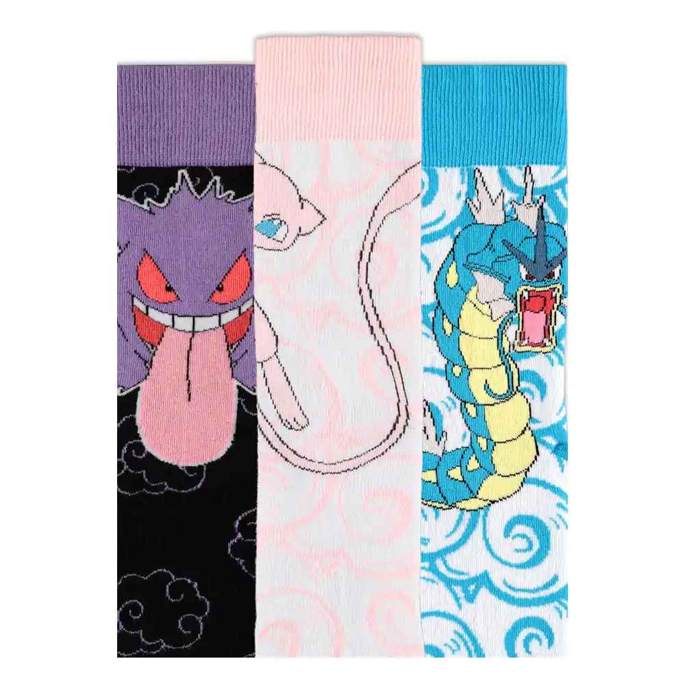 Pokémon Socks 3-Pack Crew 39-42 product photo