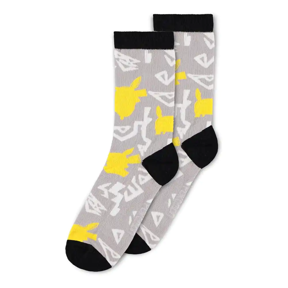 Pokemon Socks 3-Pack Crew 43-46 termékfotó