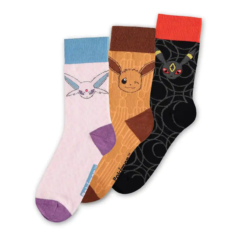 Pokémon Socks 3-Pack Eevee Evolution 2.0 43-46 product photo