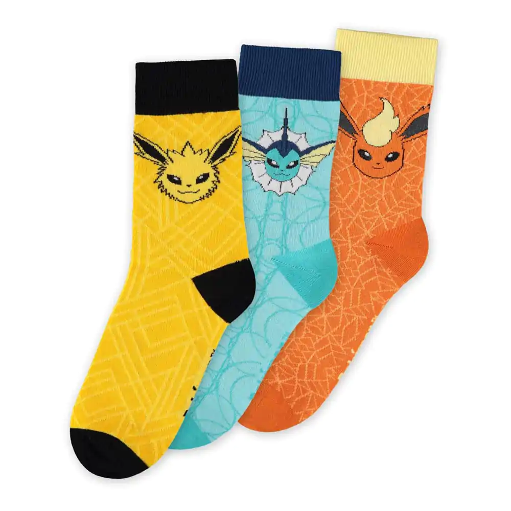 Pokémon Socks 3-Pack Eevee Evolution 35-38 product photo