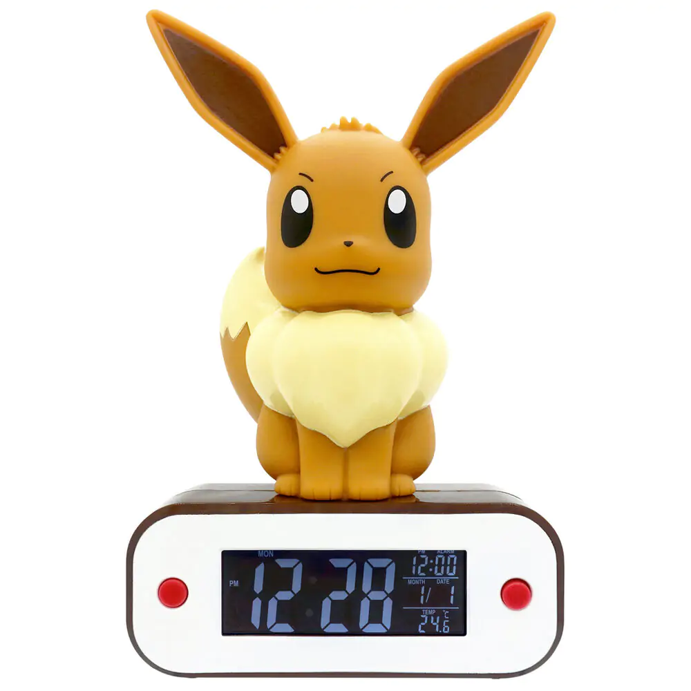 Pokémon Alarm Clock with Light Evoli 22 cm termékfotó