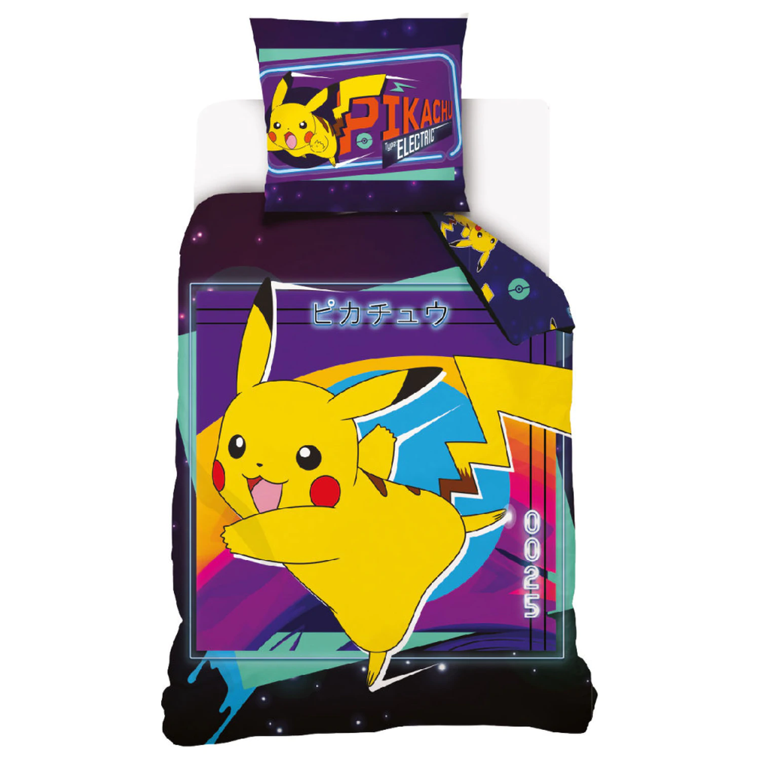 Pokemon Electric Duvet Cover product photo
