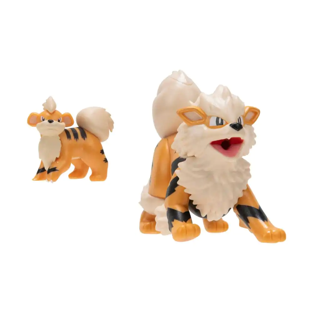 Pokemon: Evolution Select Action Figures 2-Pack Growlithe, Arcanine product photo