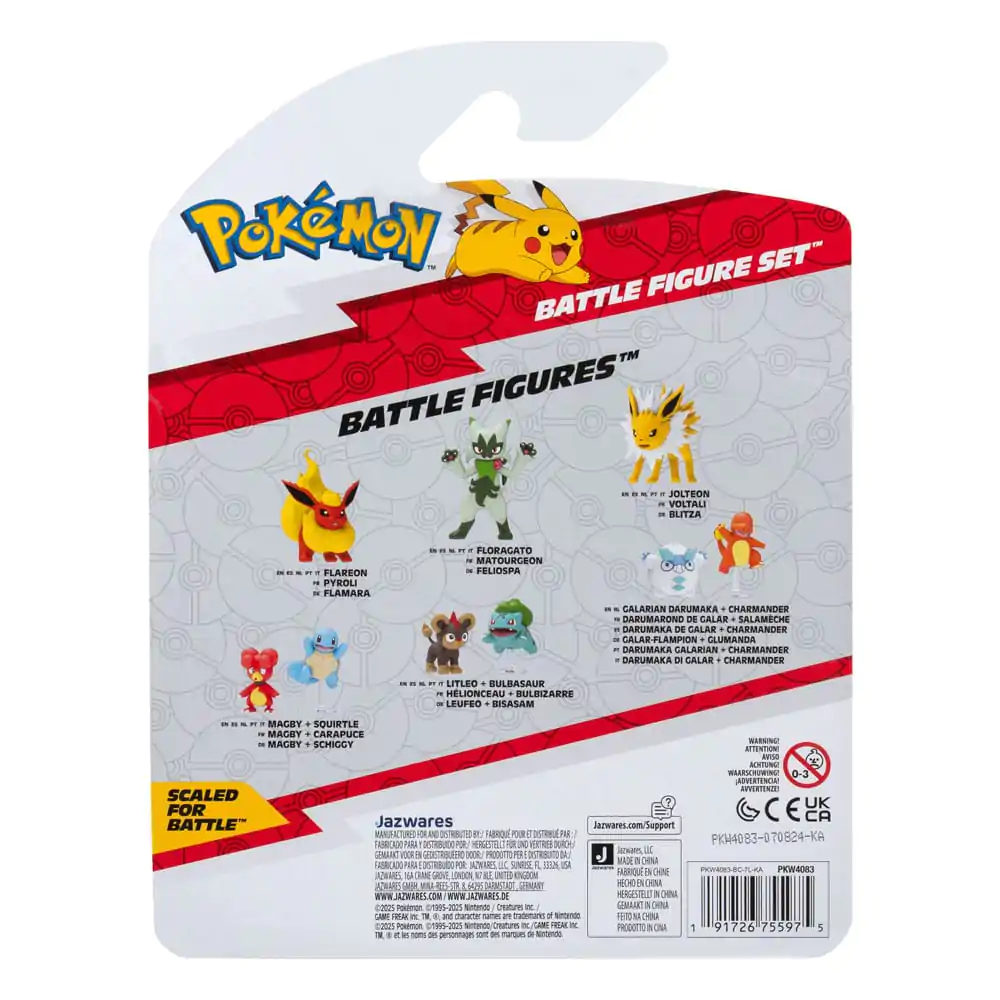 Pokémon First Partner Battle Figure Set Figure 3-Pack Pichu, Machop, &amp; Weavile product photo