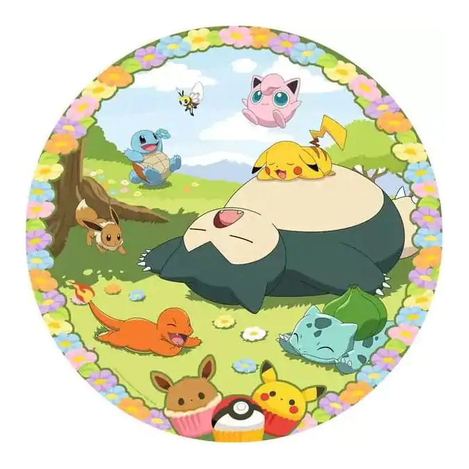 Pokémon Round Jigsaw Puzzle Flowery Pokémon (500 pieces) termékfotó