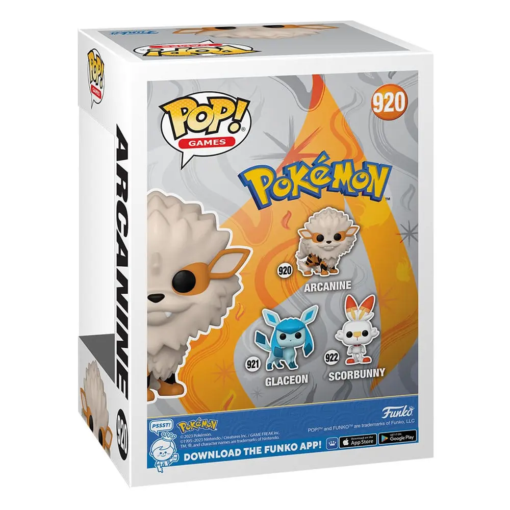 Pokemon POP! Games Vinyl Figure Arcanine (EMEA) 9 cm termékfotó