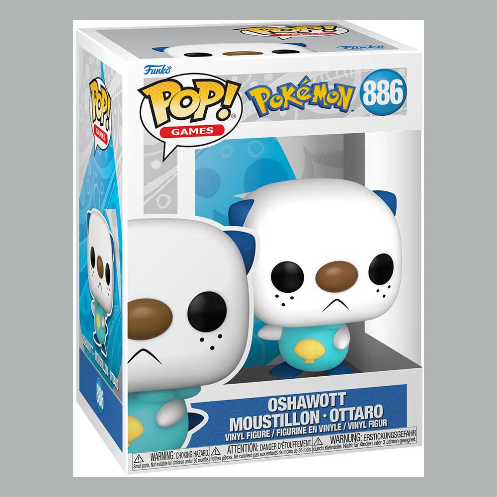 Pokemon POP! Games Vinyl Figure Oshawott (EMEA) 9 cm termékfotó