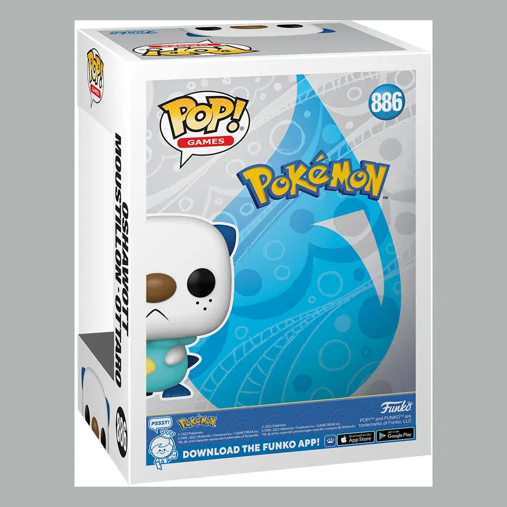 Pokemon POP! Games Vinyl Figure Oshawott (EMEA) 9 cm termékfotó