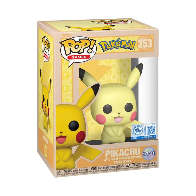 Pokémon Funko POP! Games Vinyl Figure Pikachu (SftClr) 9 cm product photo