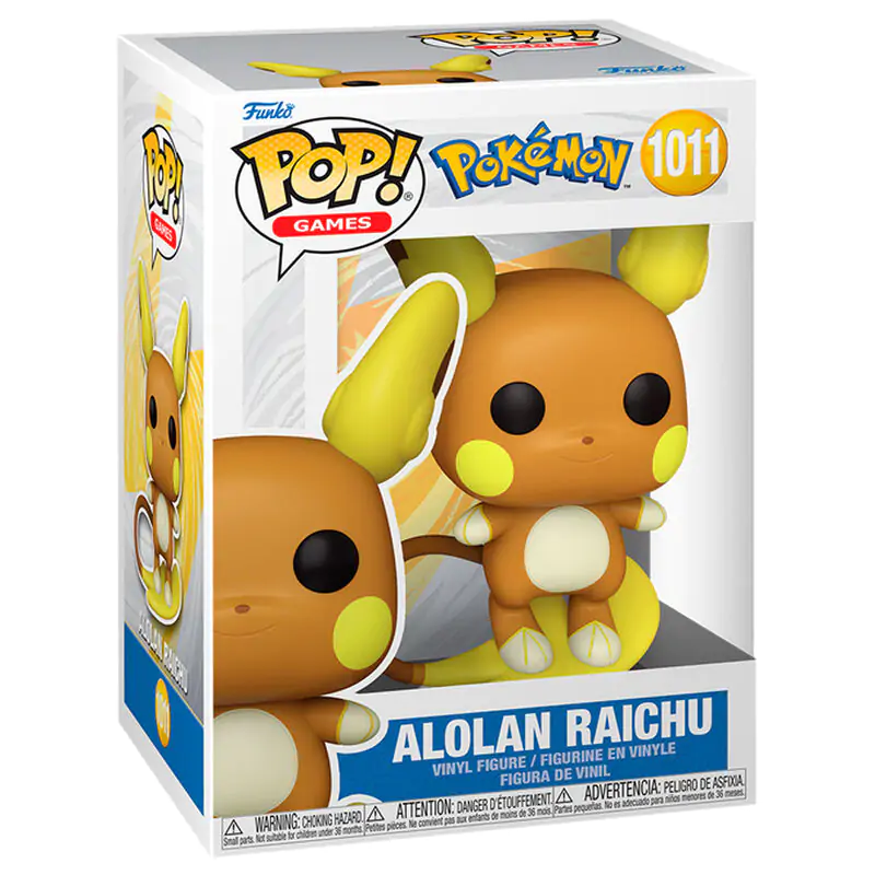 Pokemon Funko POP! Games Vinyl Figure Raichu(Alolan)(EMEA) 9 cm product photo