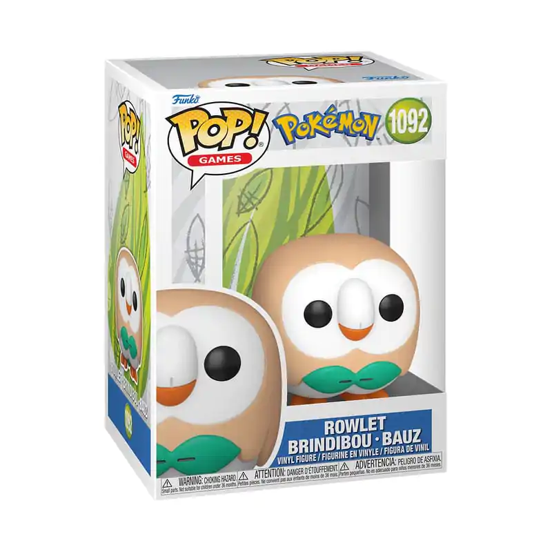 Pokemon Funko POP! Games Vinyl Figure Rowlet 9 cm product photo