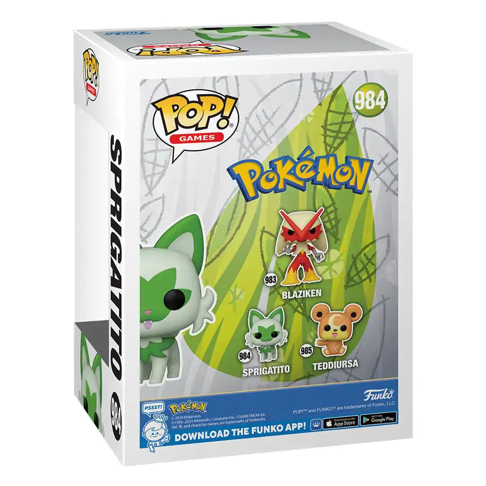 Pokemon Funko POP! Games Vinyl Figure Sprigatito(EMEA) 9 cm termékfotó