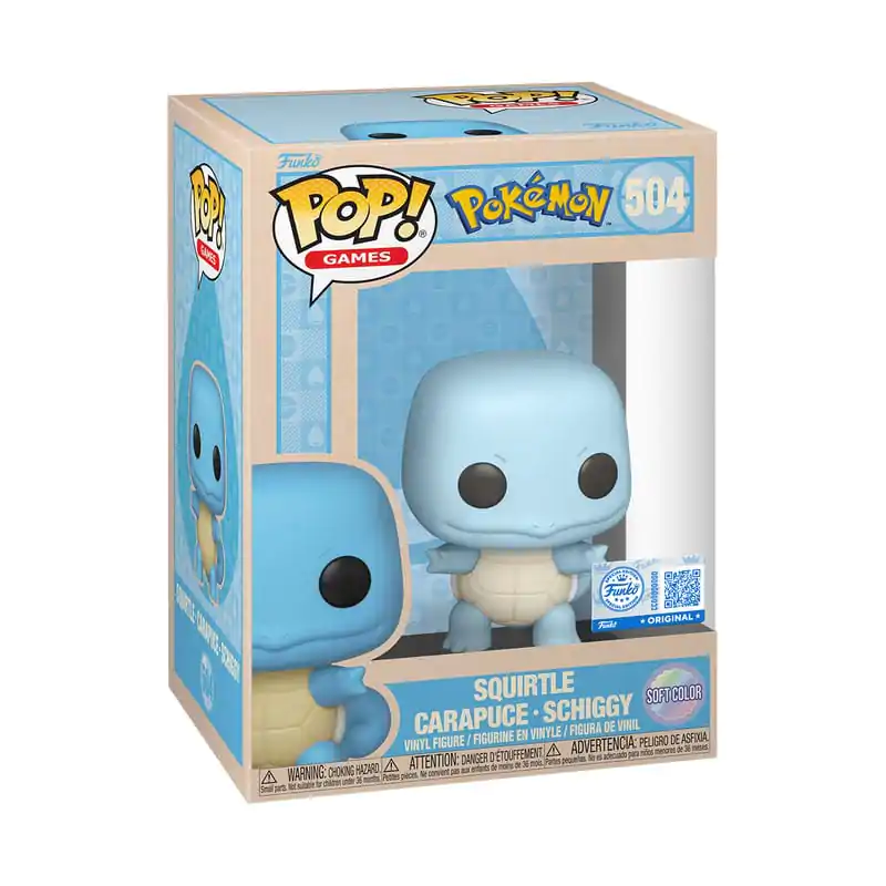 Pokemon Funko POP! Games Vinyl Figure Squirtle (SftClr) 9 cm product photo