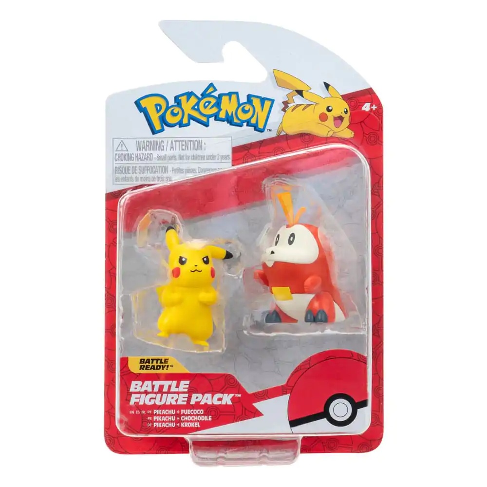 Pokémon Gen IX Battle Figure Pack Mini Figure 2-Pack Pikachu & Fuecoco 5 cm product photo