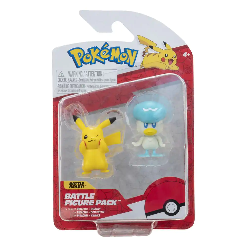 Pokémon Gen IX Battle Figure Pack Mini Figure 2-Pack Pikachu & Quaxly 5 cm termékfotó