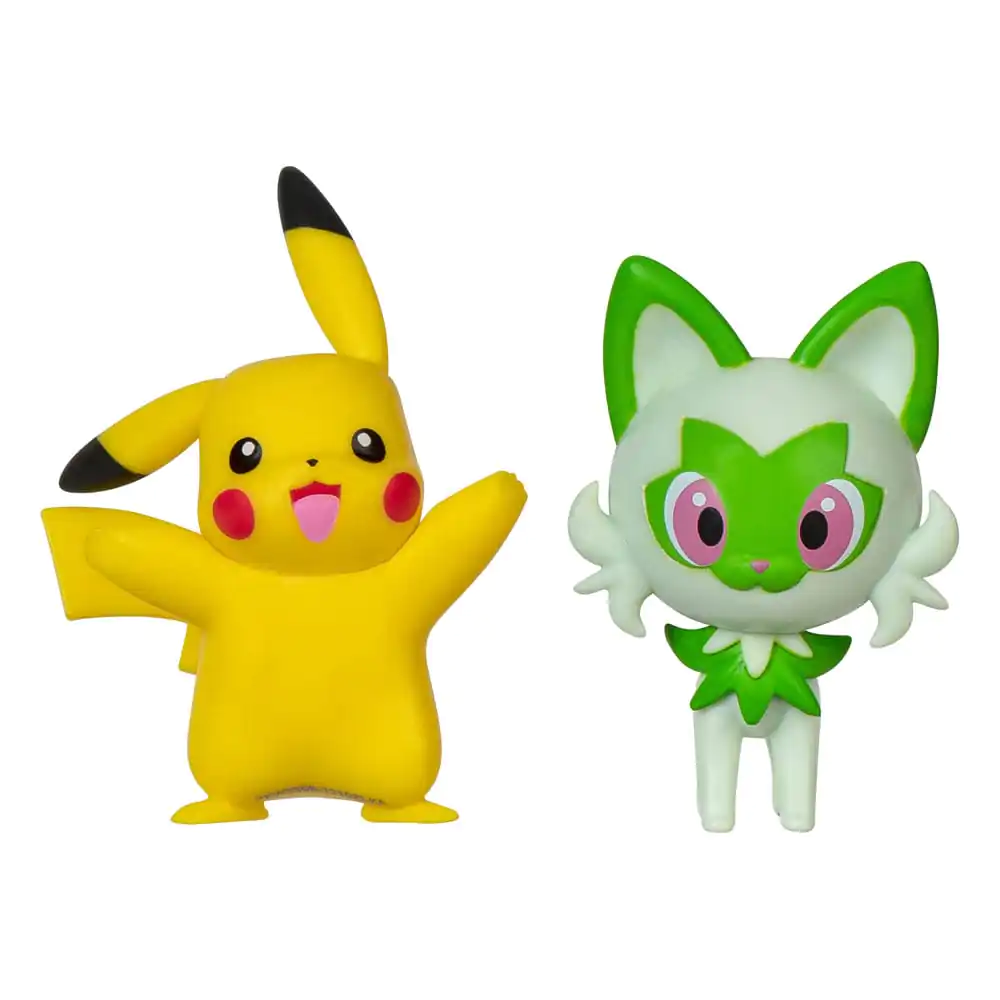 Pokémon Gen IX Battle Figure Pack Mini Figure 2-Pack Pikachu & Sprigatito 5 cm product photo