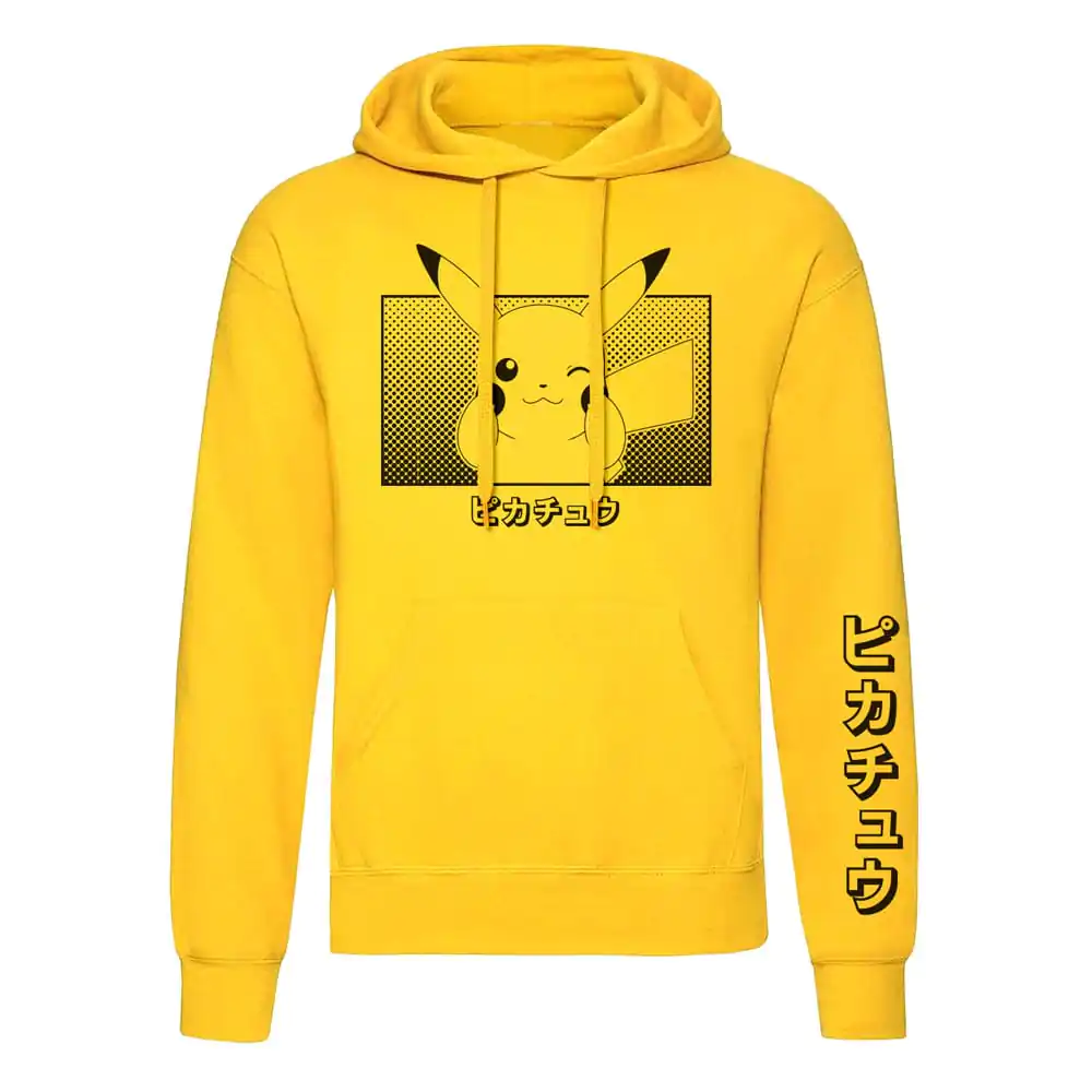 Pokemon Hooded Sweater Pikachu Katakana termékfotó