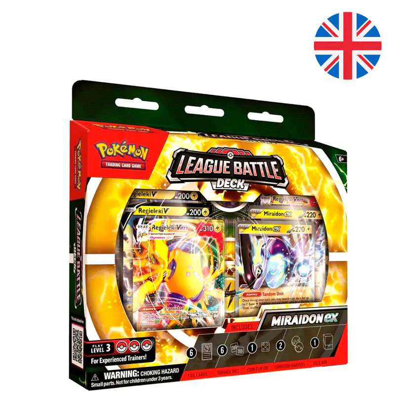 Pokemon League Battle Deck Miraidon Ex collectible card game termékfotó