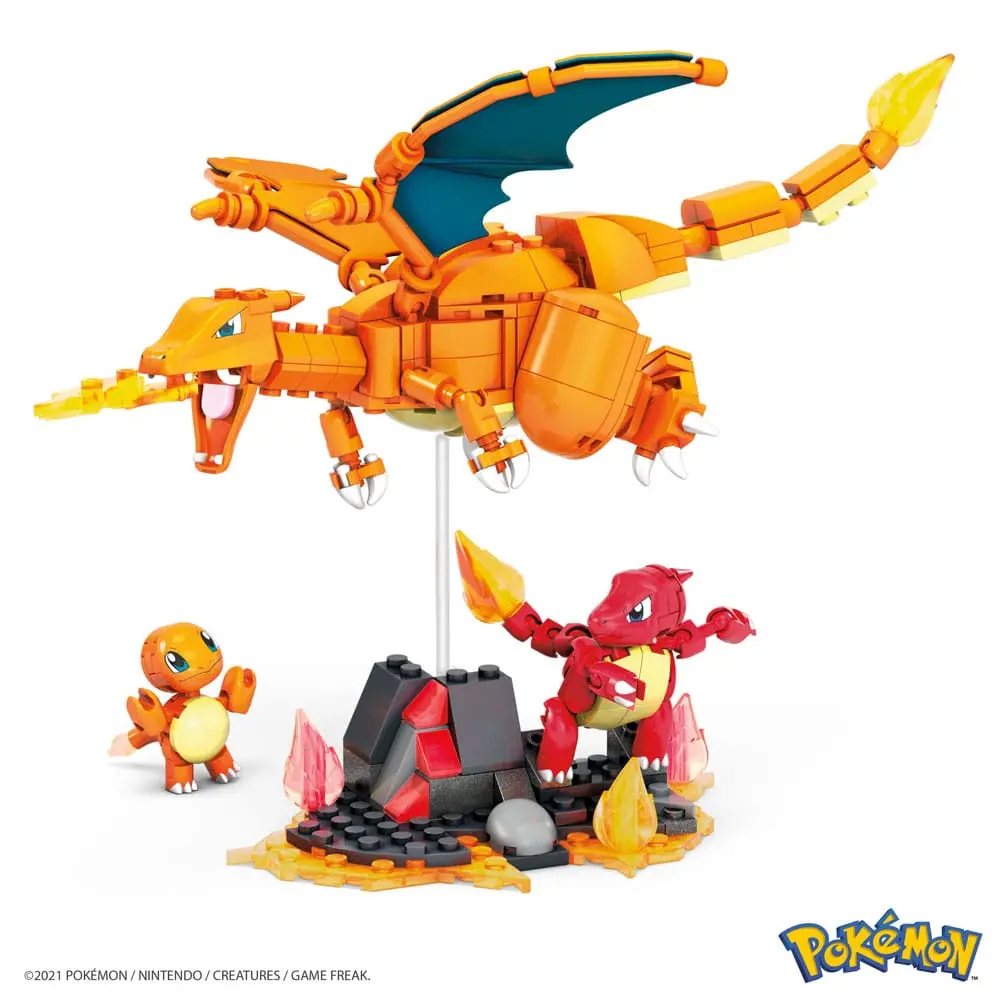 Pokémon Mega Construx Construction Set Charmander Evolution Set termékfotó