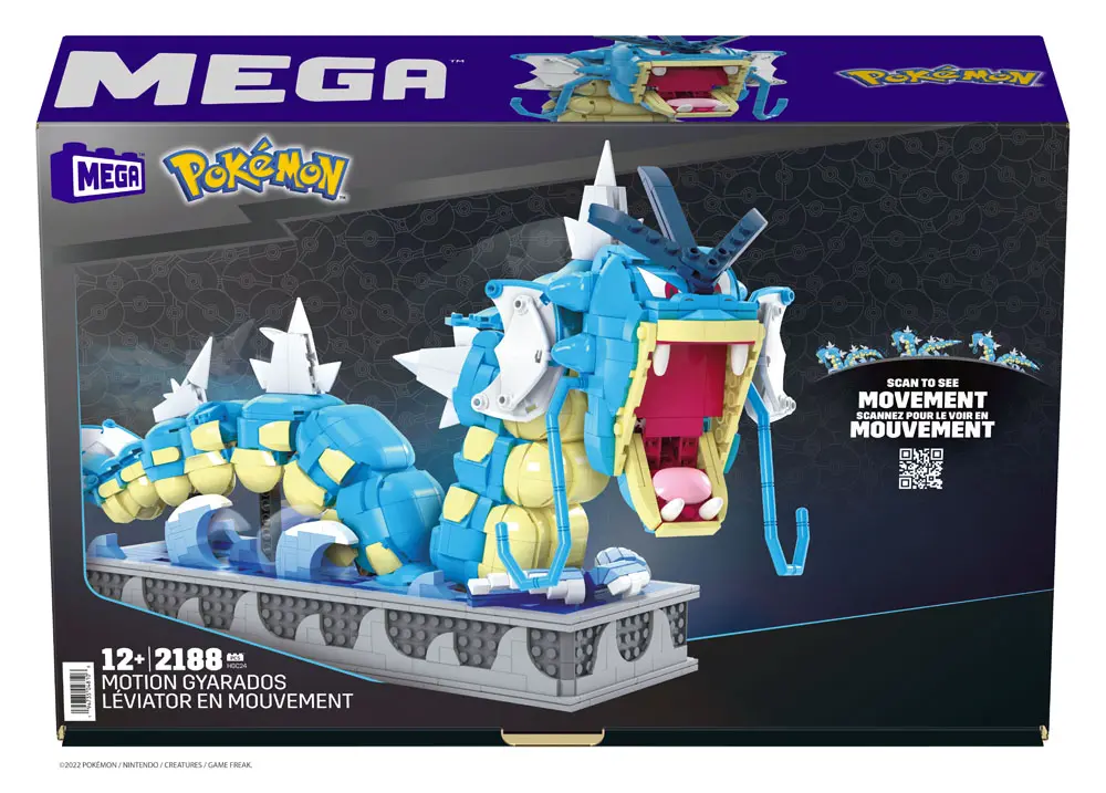 Pokémon Mega Construx Construction Set Motion Gyarados 44 cm product photo