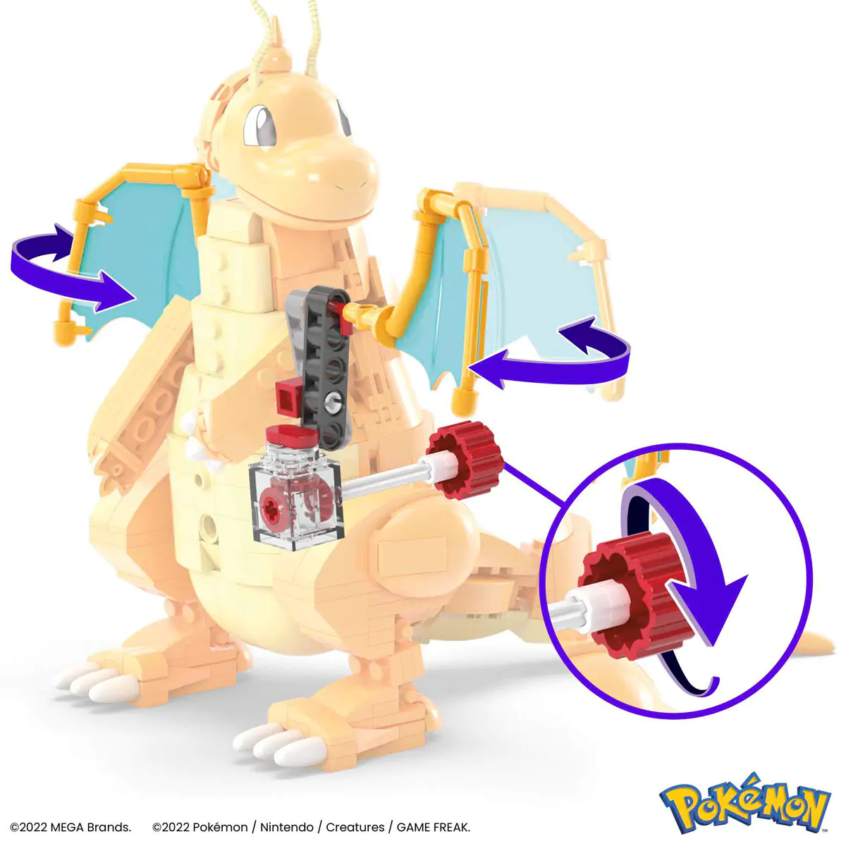 Pokémon Mega Construx Construction Set Dragonite 19 cm termékfotó