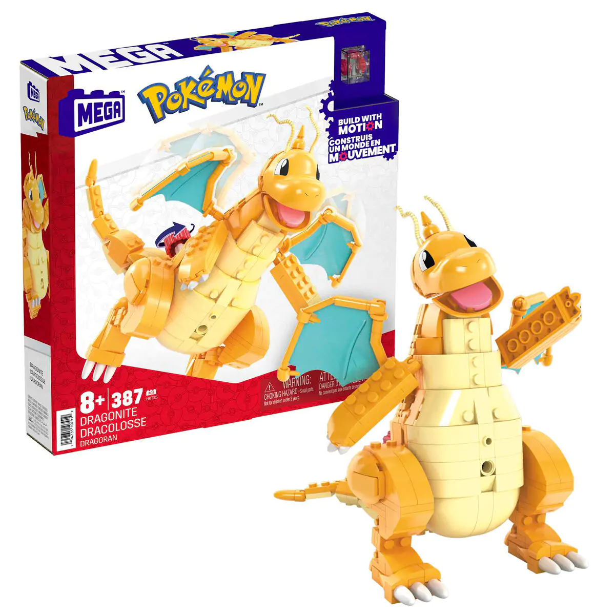 Pokémon Mega Construx Construction Set Dragonite 19 cm termékfotó