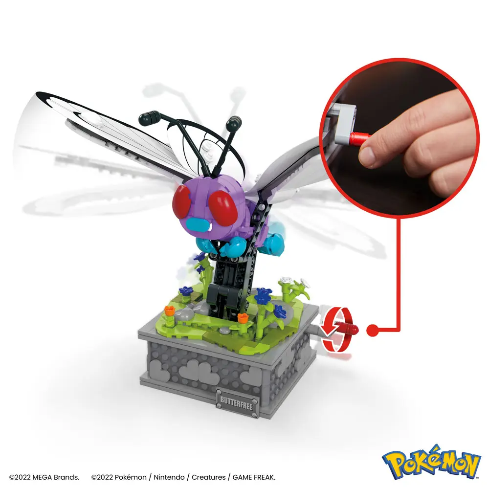 Pokémon Mega Construx Construction Set Motion Butterfree 22 cm product photo