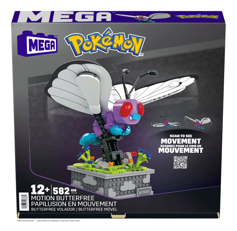Pokémon Mega Construx Construction Set Motion Butterfree 22 cm product photo