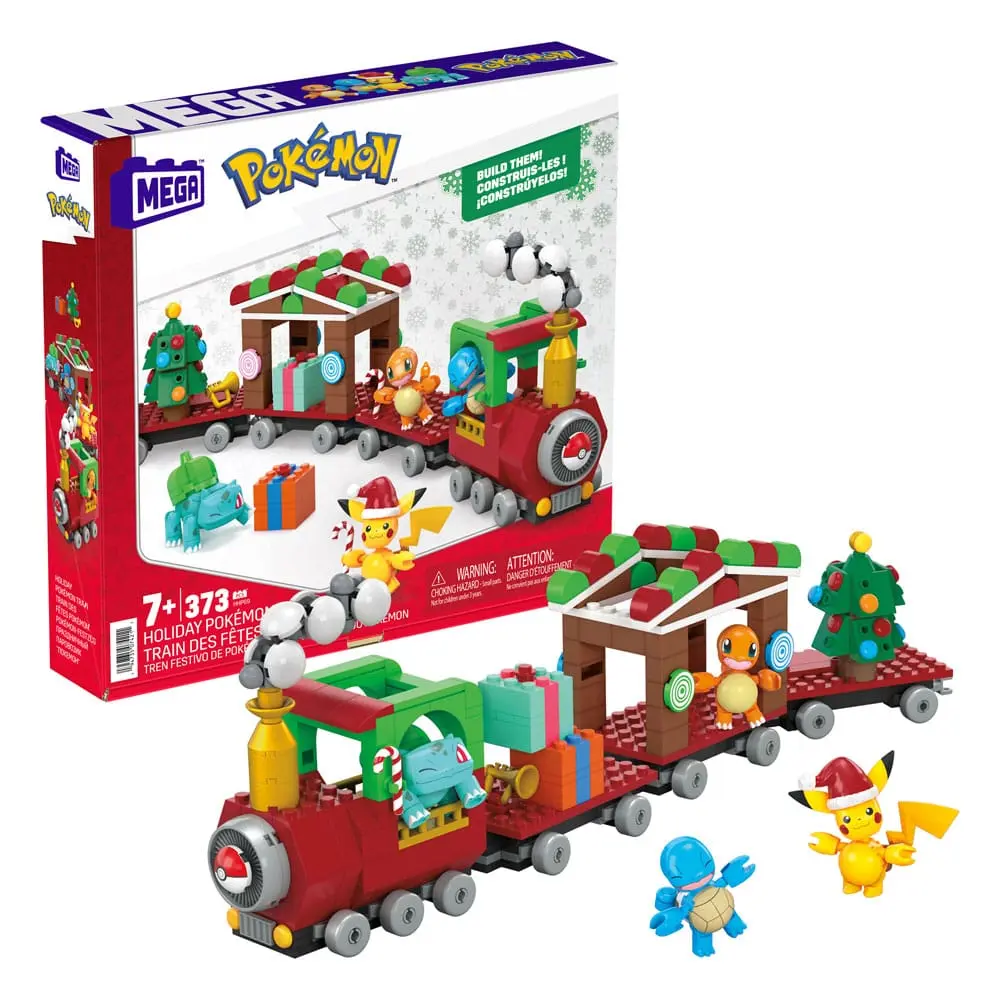 Pokémon Mega Construx Construction Set Holiday Pokémon Train termékfotó