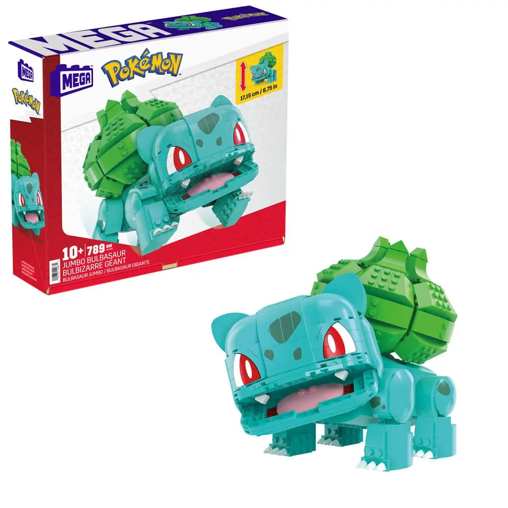 Pokémon Mega Construx Construction Set Jumbo Bulbasaur 17 cm termékfotó