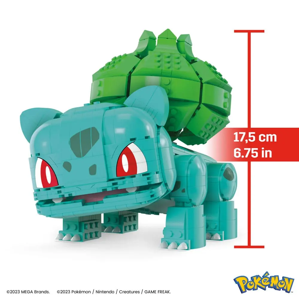 Pokémon Mega Construx Construction Set Jumbo Bulbasaur 17 cm termékfotó