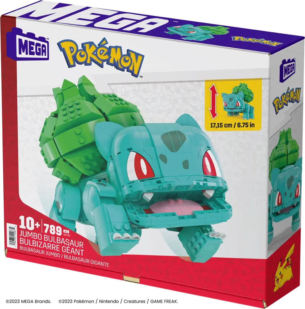 Pokémon Mega Construx Construction Set Jumbo Bulbasaur 17 cm termékfotó