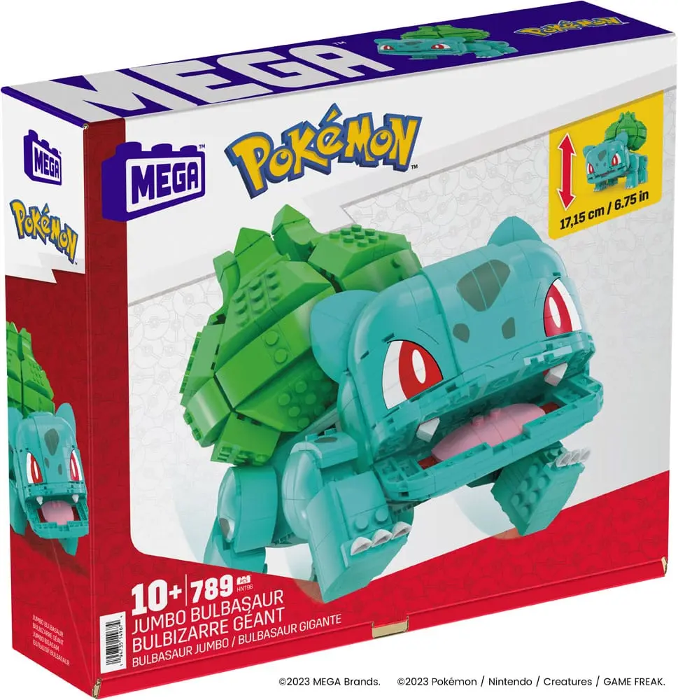 Pokémon Mega Construx Construction Set Jumbo Bulbasaur 17 cm termékfotó