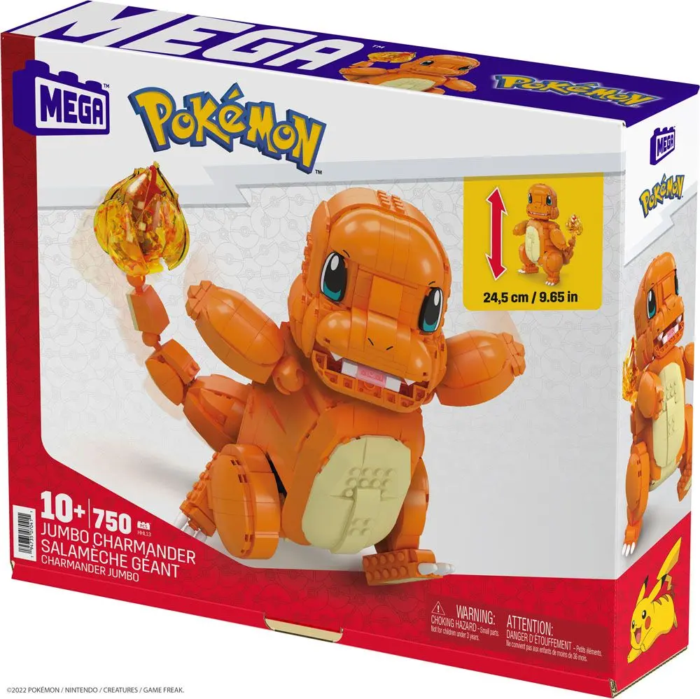 Pokémon Mega Construx Construction Set Jumbo Charmander 25 cm product photo