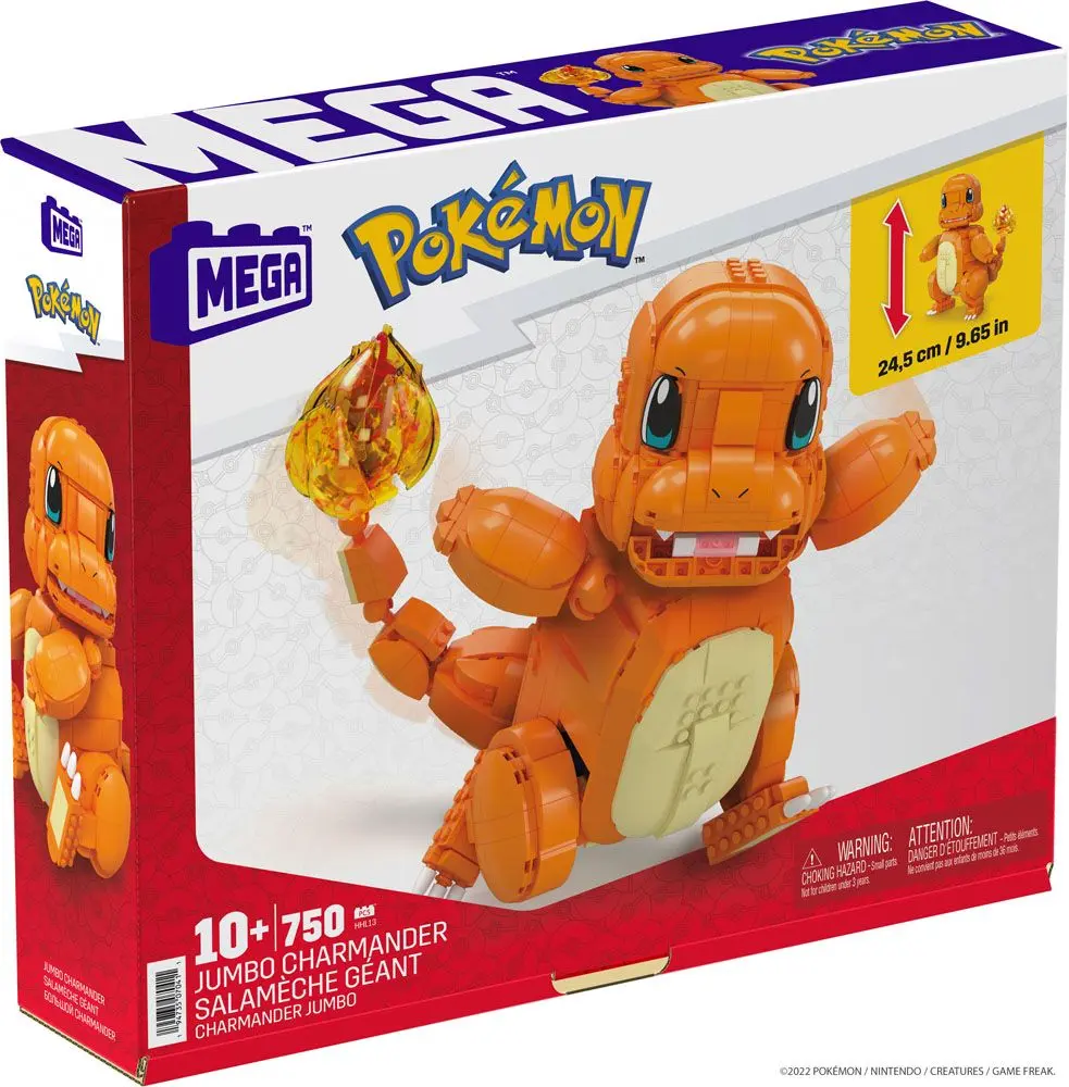 Pokémon Mega Construx Construction Set Jumbo Charmander 25 cm product photo