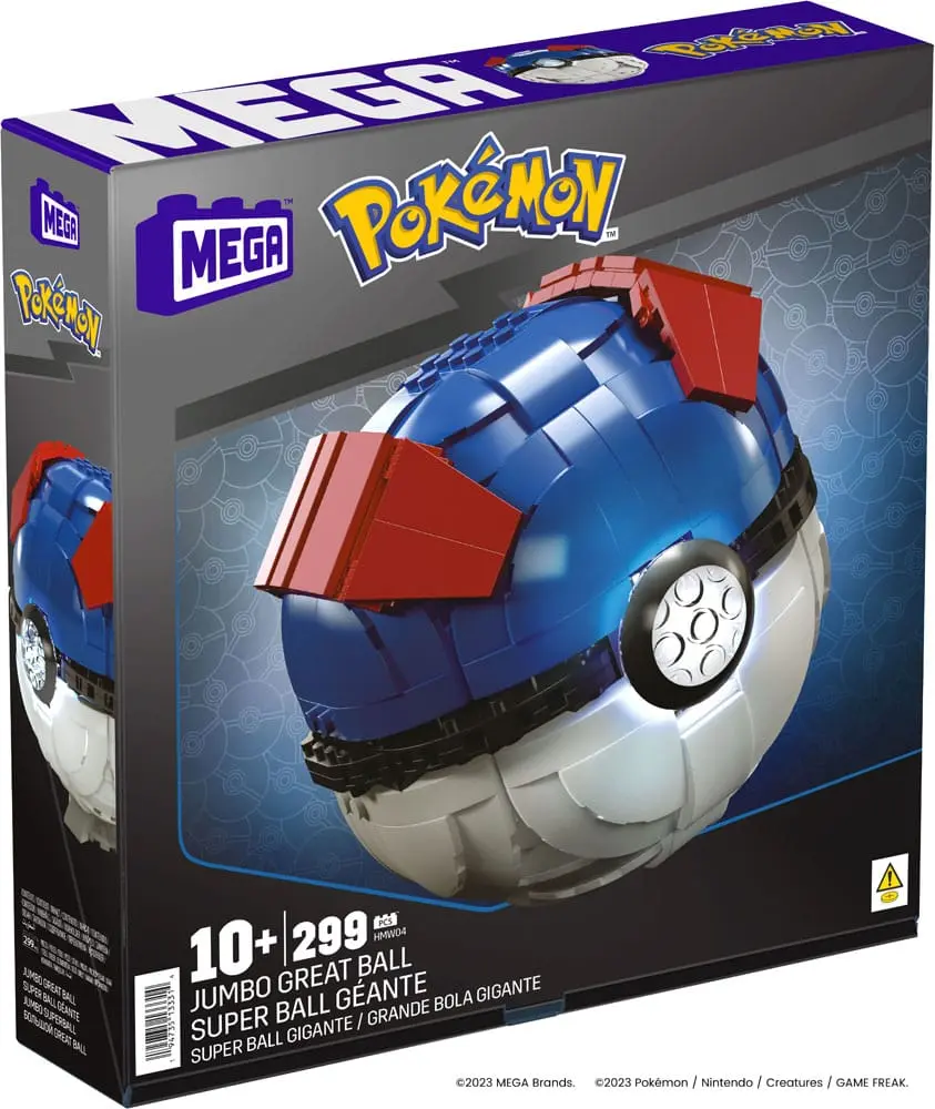 Pokémon Mega Construx Construction Set Jumbo Great Ball 13 cm product photo