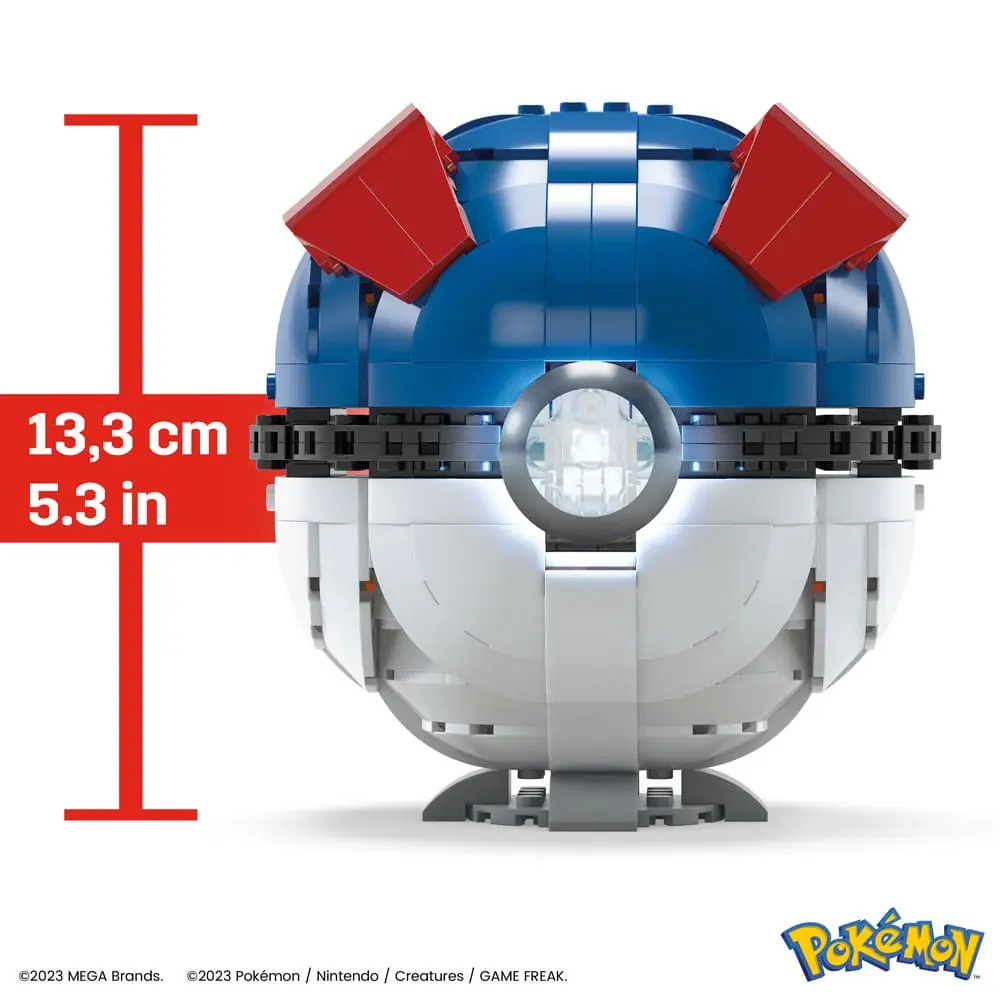 Pokémon Mega Construx Construction Set Jumbo Great Ball 13 cm product photo