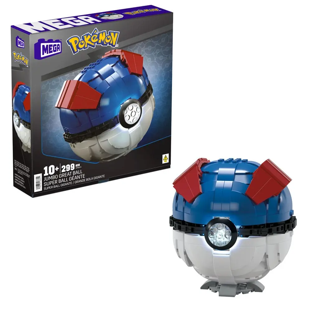 Pokémon Mega Construx Construction Set Jumbo Great Ball 13 cm product photo
