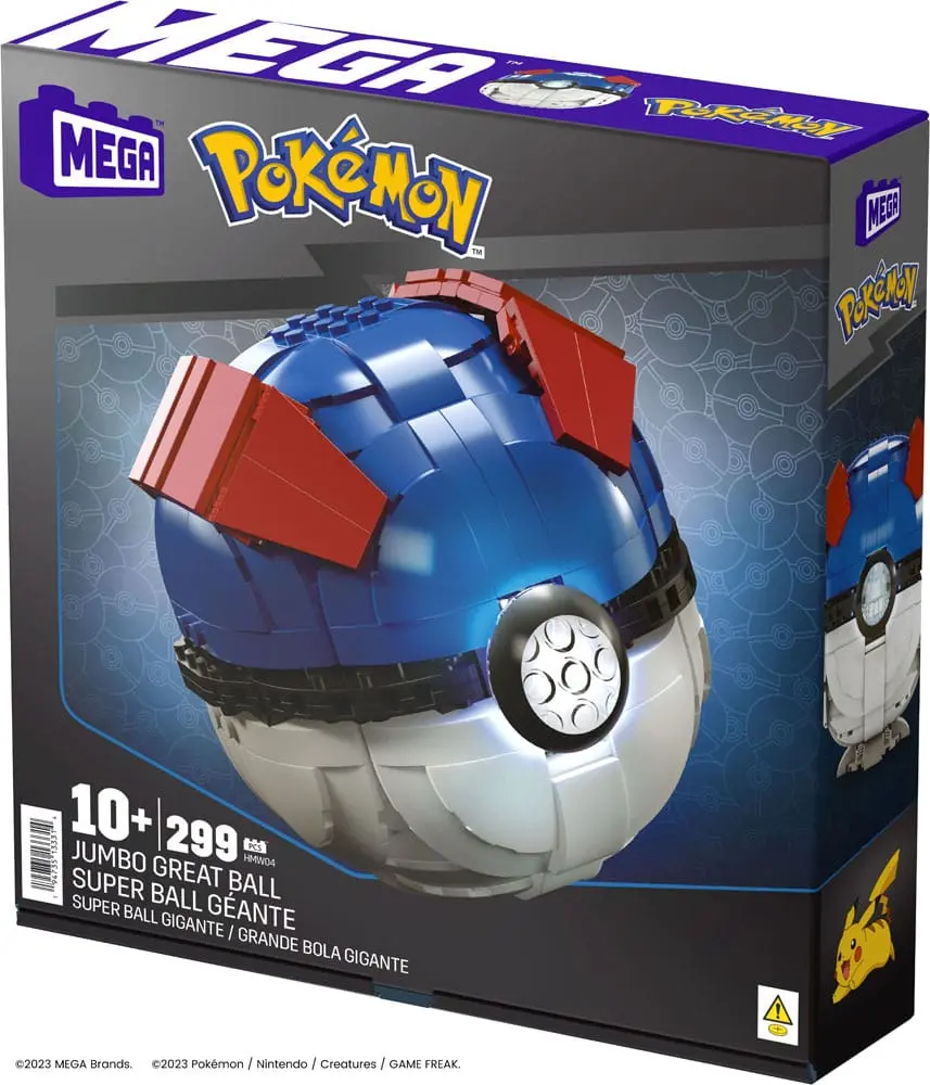 Pokémon Mega Construx Construction Set Jumbo Great Ball 13 cm product photo