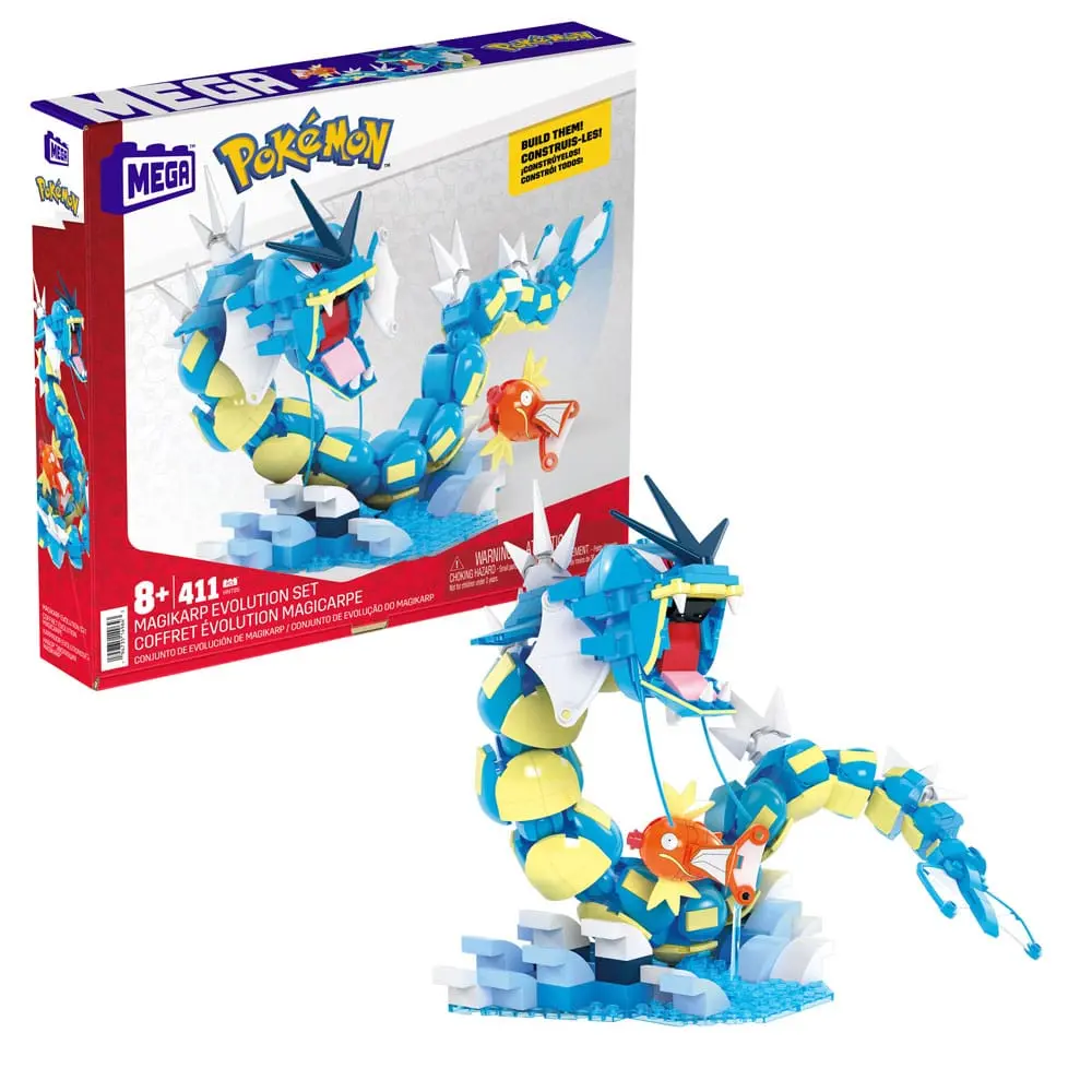 Pokémon Mega Construx Construction Set Magikarp Evolution Set product photo