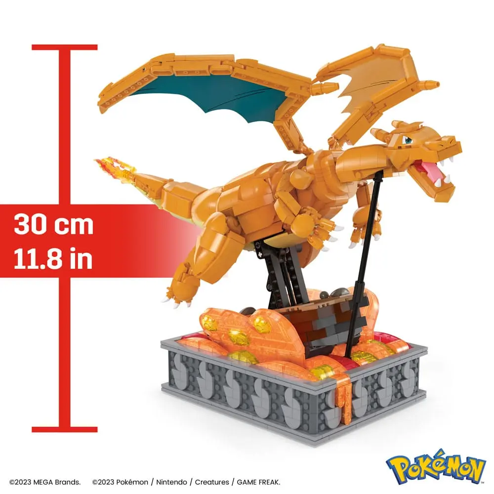 Pokémon Mega Construx Construction Set Motion Charizard 30 cm product photo